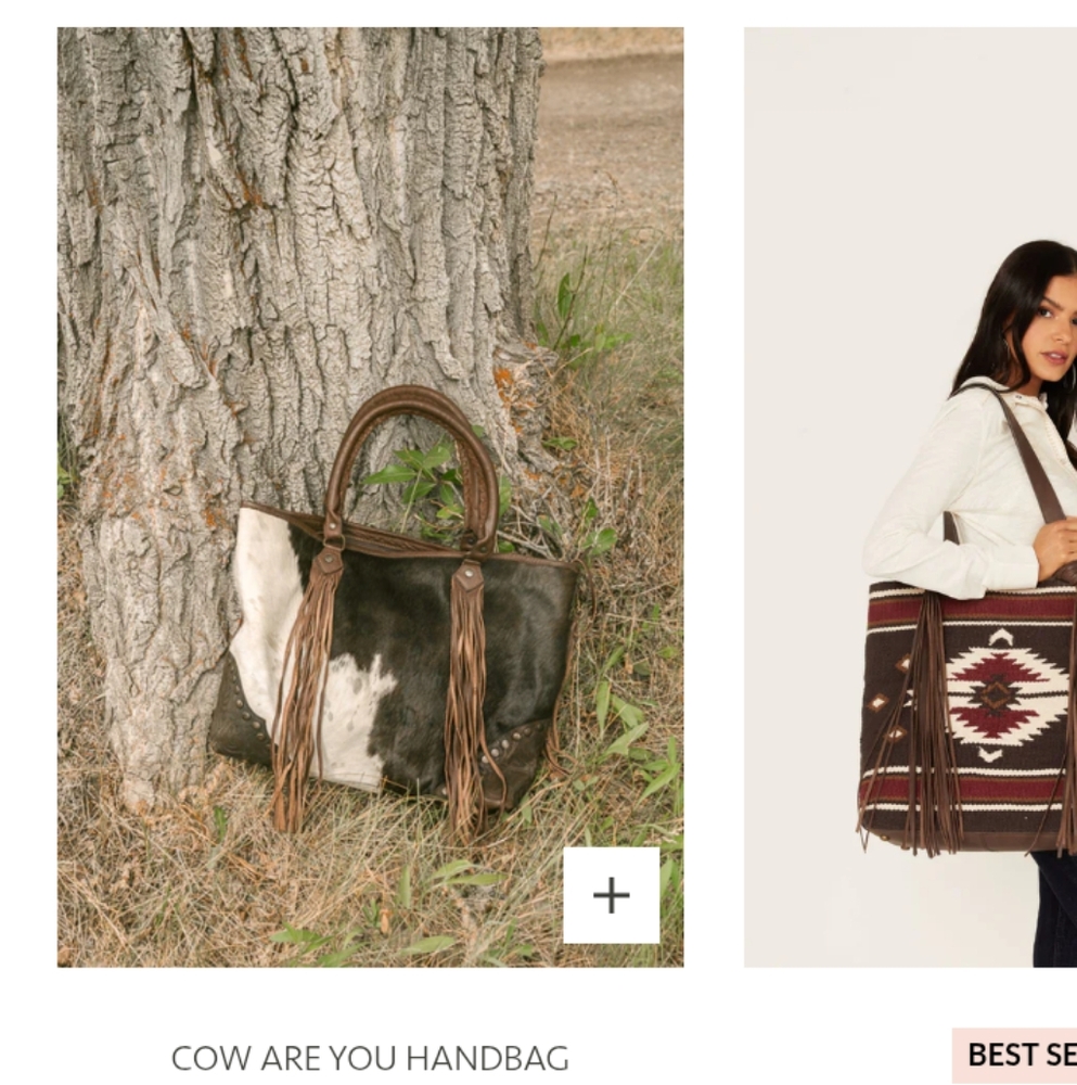 Idyllwind leather and cow hair large tote and wallet - Picture 6 of 16